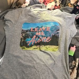 Leave me alone t- shirt